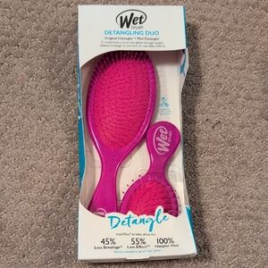Wet Brush Detangling Duo - Pink